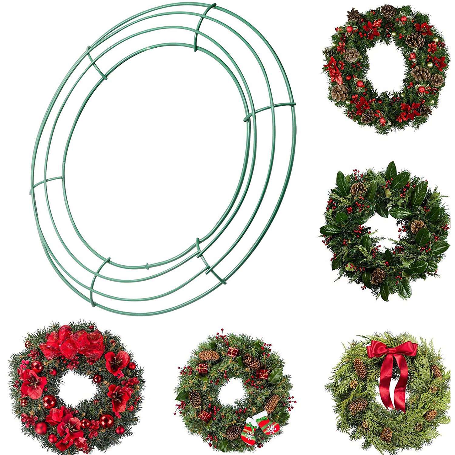 A25F-14-дюймовая металлическая – обзор и цена Wreath Form Wire