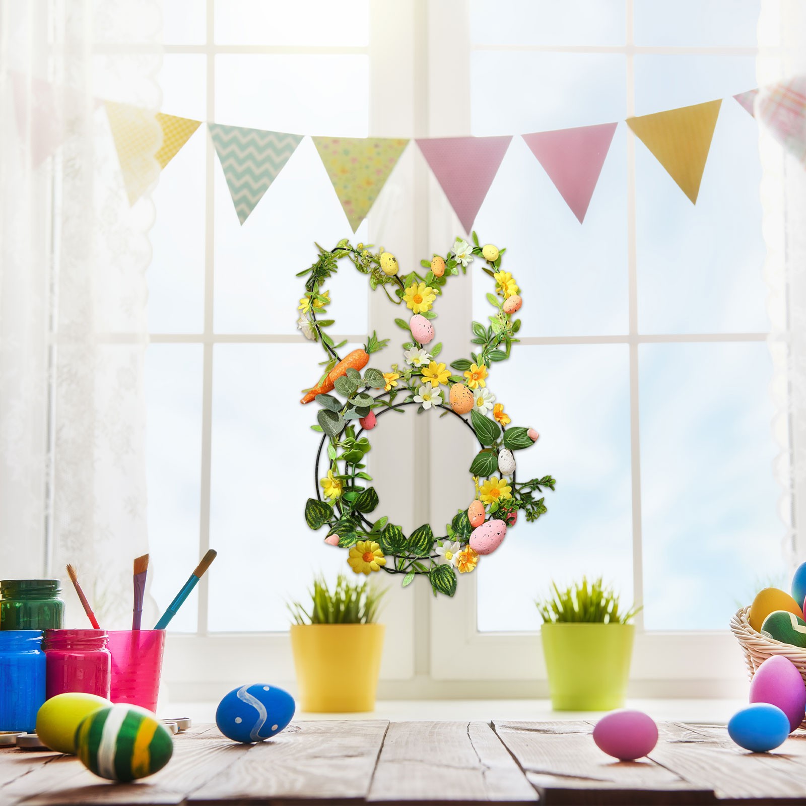 Пасхальный кролик в форме пров – обзор и цена Wreath Form Wire